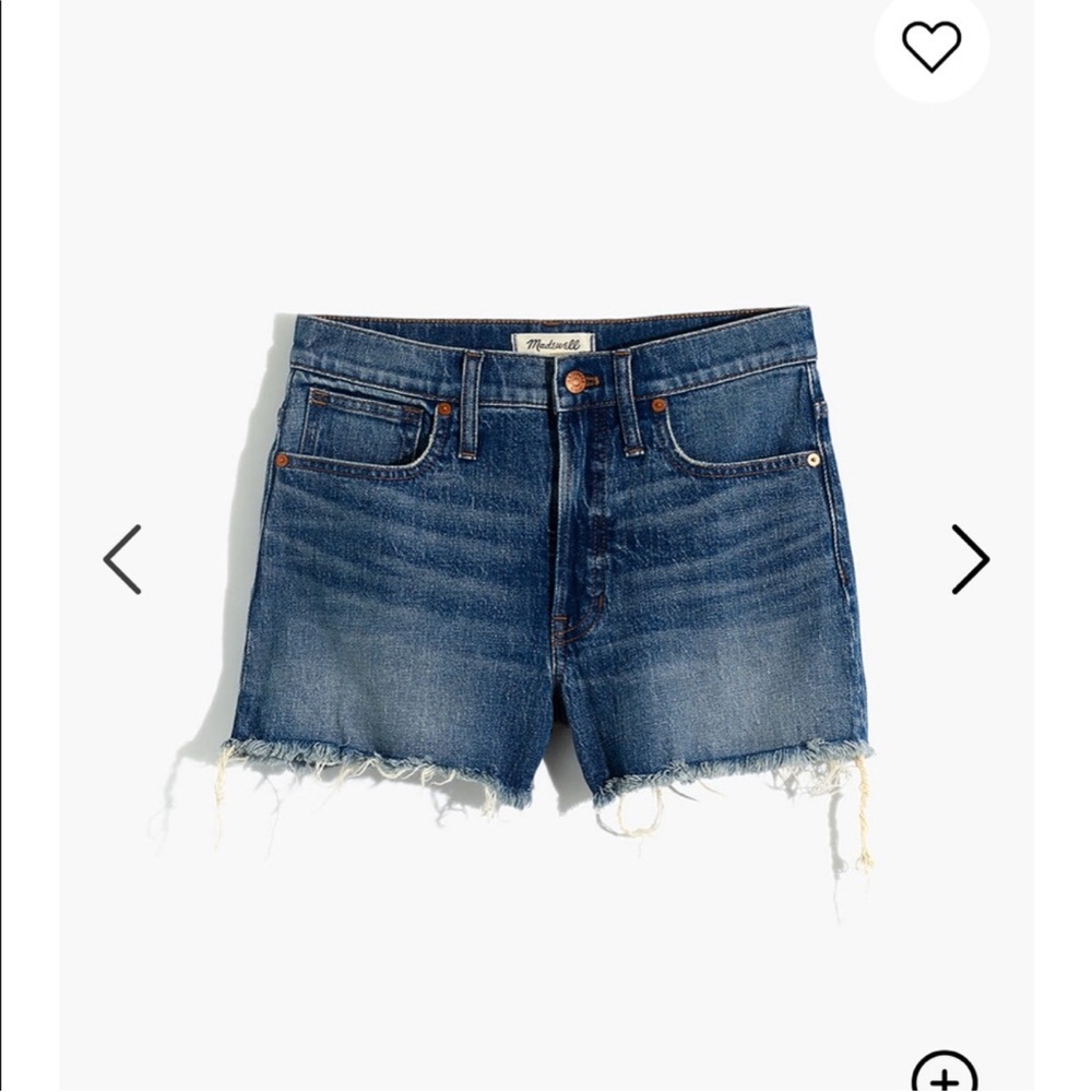 Madewell “the perfect Jean short” size 27